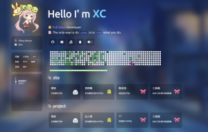 好看的个人导航网HTML源码-XC资源网